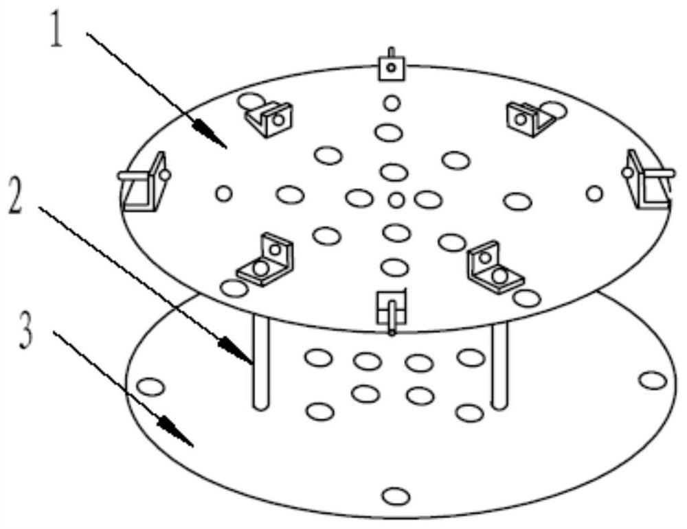 Double-layer rotary inner baffle for crystal growth by hydrothermal temperature difference method