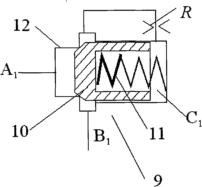 Proportional flow valve controlled by pilot flow closed loop