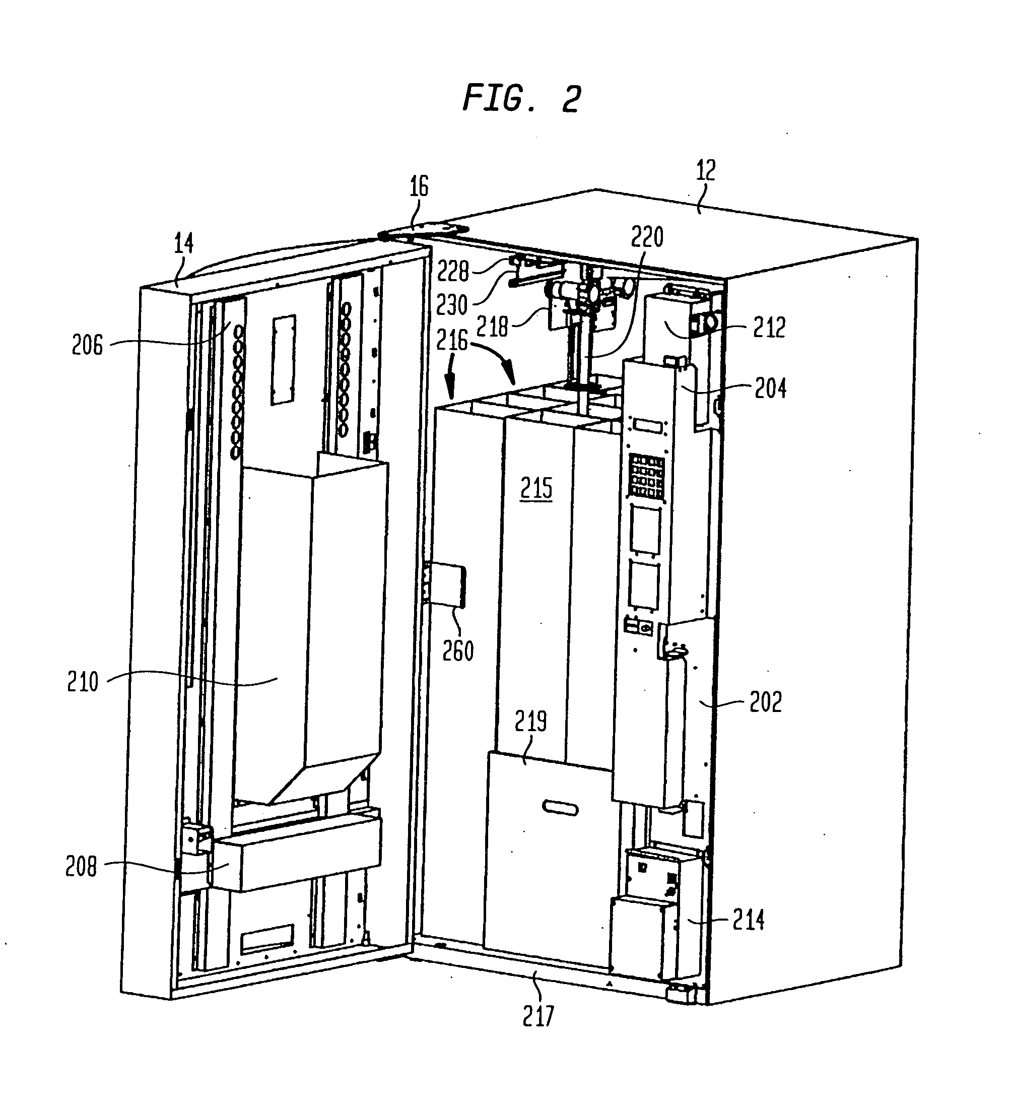 Method and apparatus for positioning an article handling device