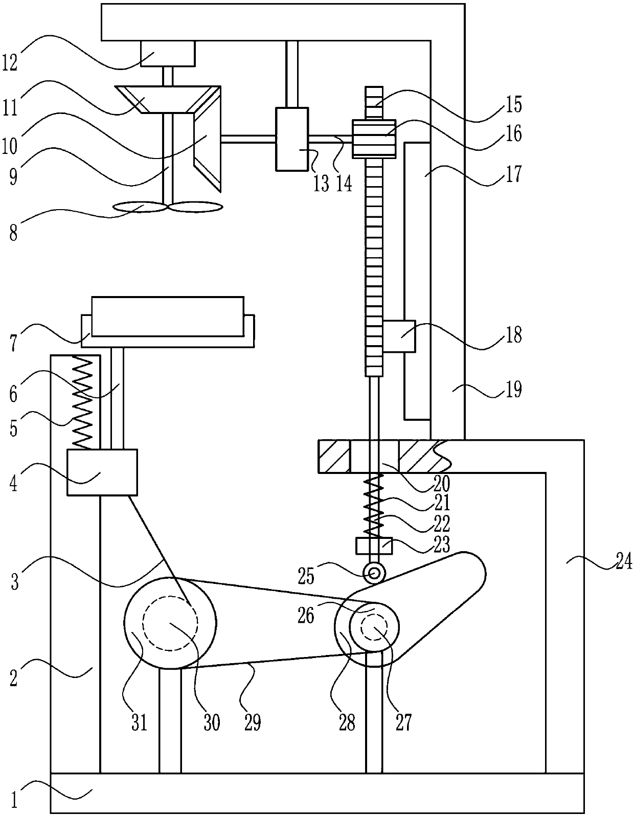 A heat dissipation device for electric power capacitors