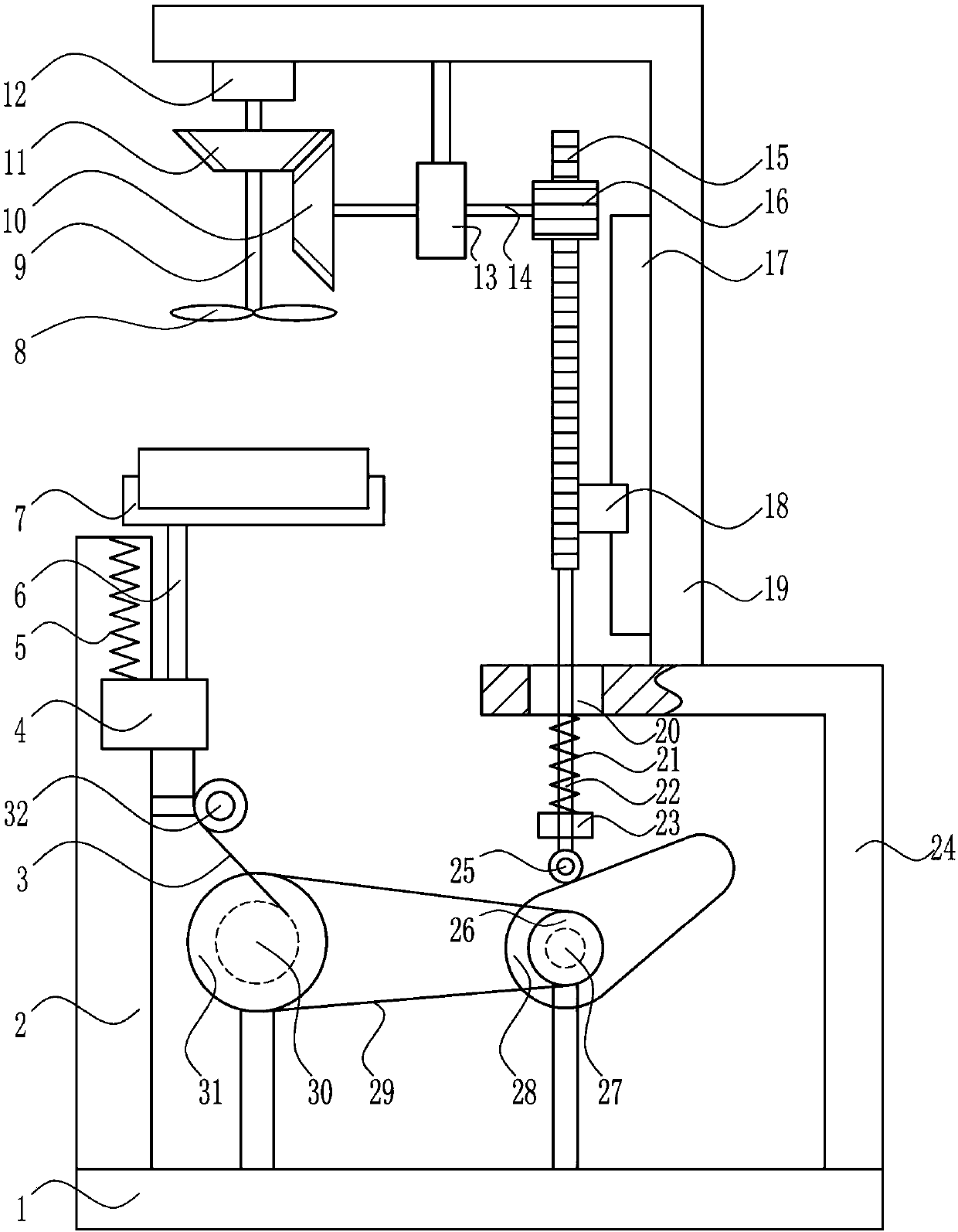 A heat dissipation device for electric power capacitors