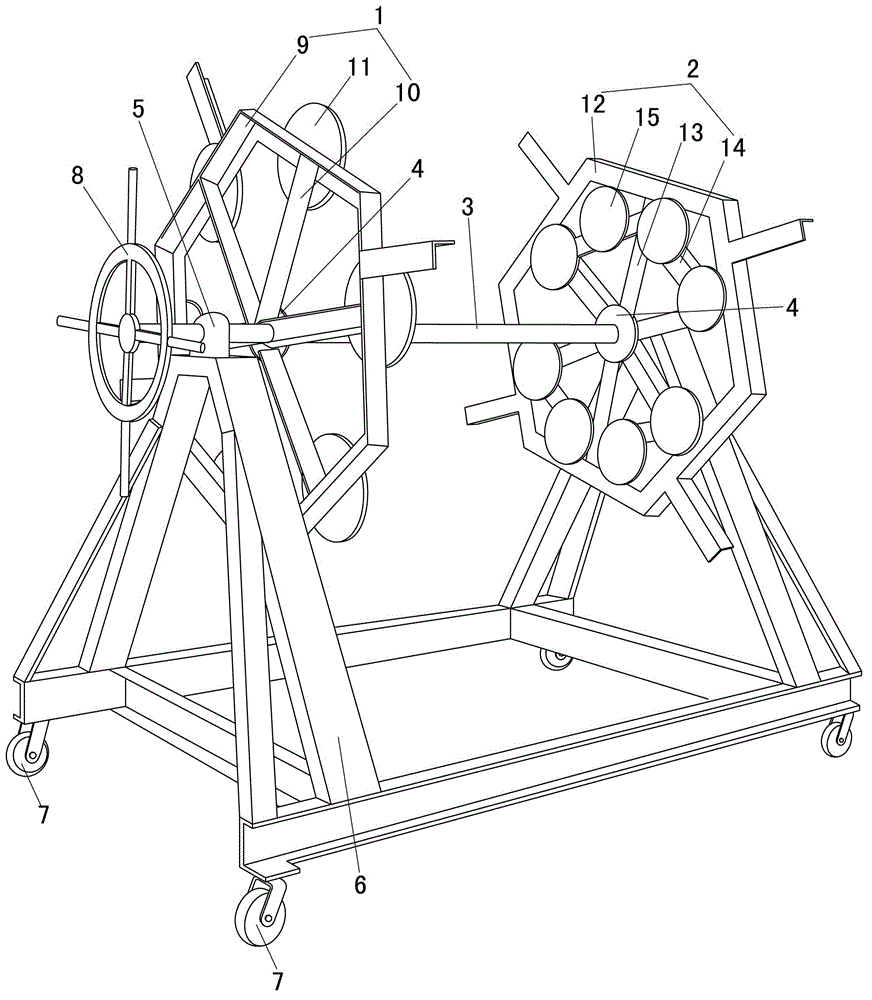 Ultra-large type evanescent mould precision-casting shell manufacturing tool and shell manufacturing process thereof