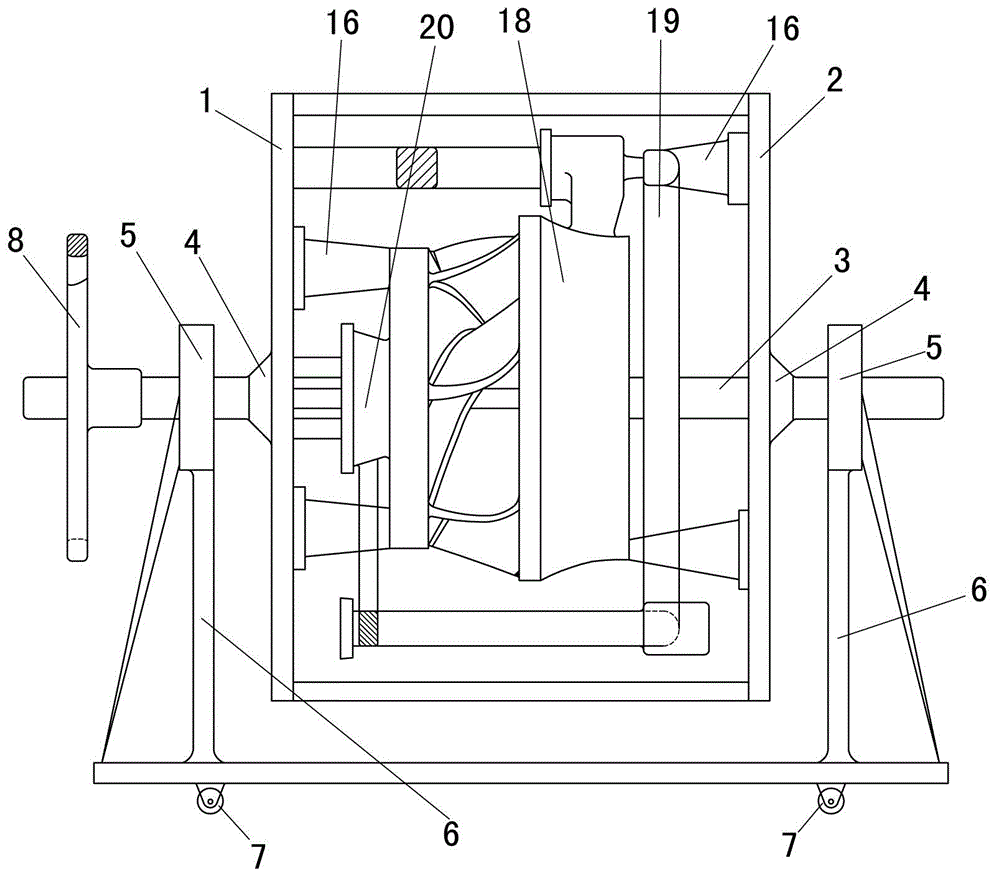 Ultra-large type evanescent mould precision-casting shell manufacturing tool and shell manufacturing process thereof