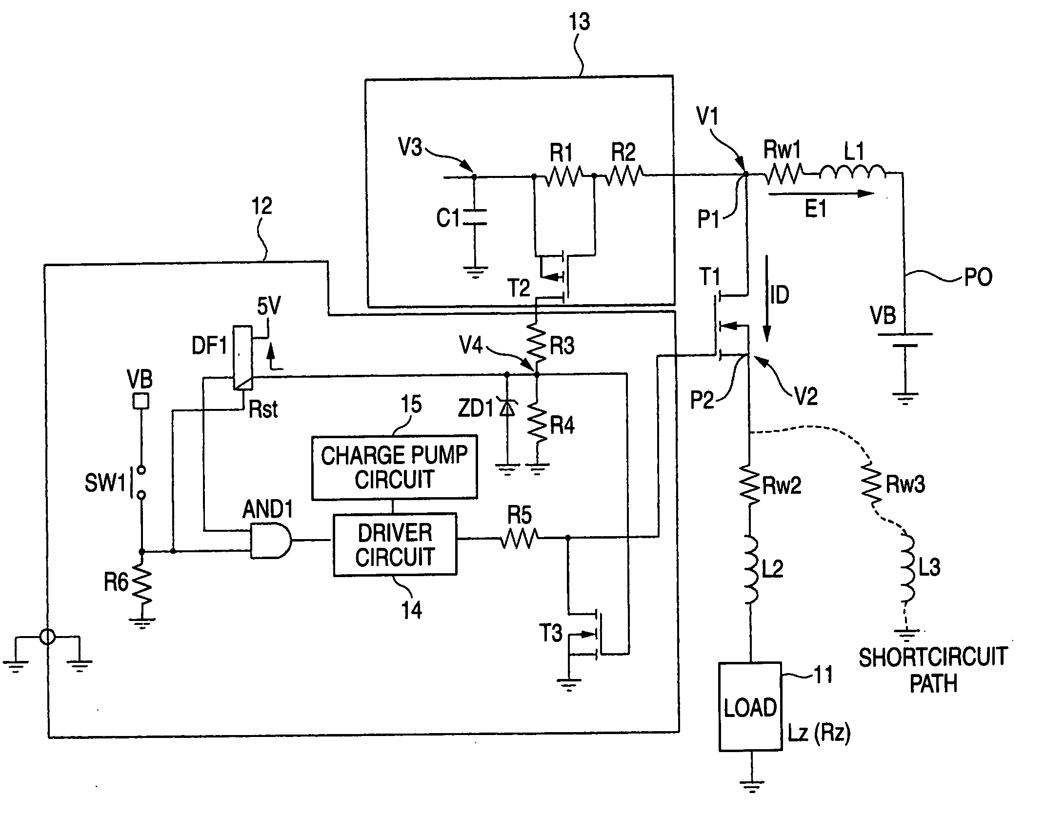 Control apparatus of semiconductor switch