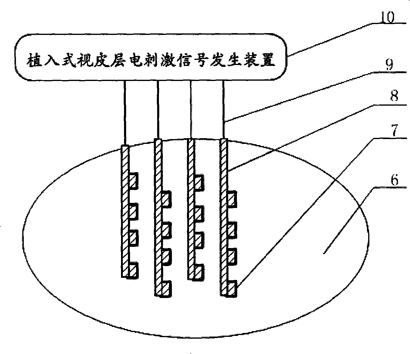 Embedded type device and method for performing magnetic stimulation to nervous tissue by using micro-coil