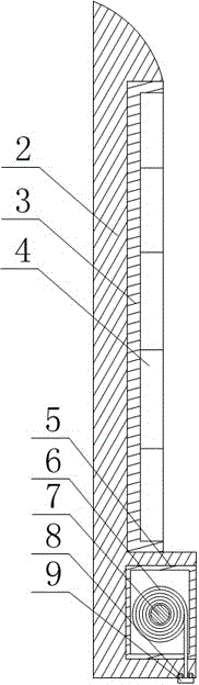 Solar cell panel assembly applied to automobile engine hood