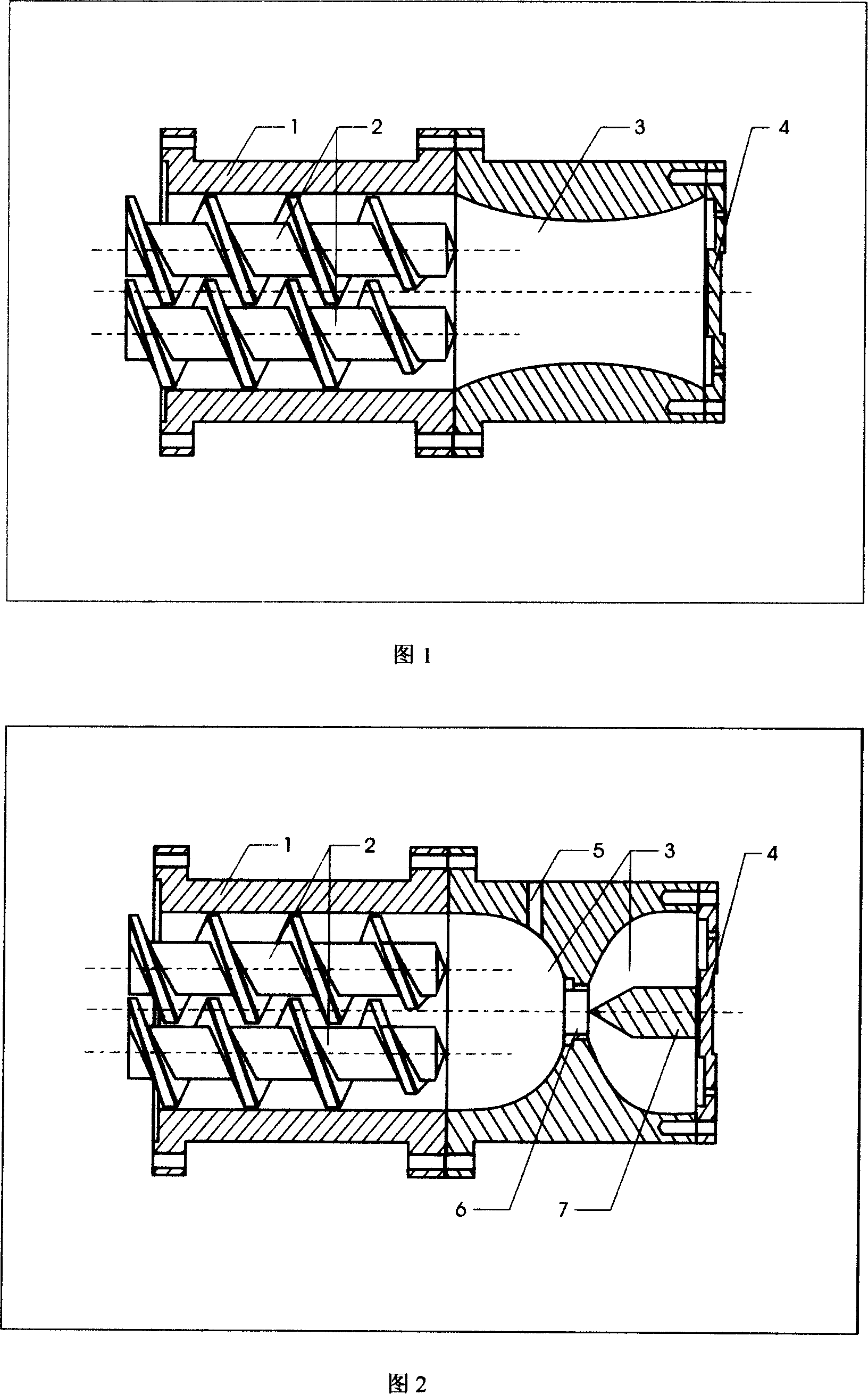 Rectifying device of bulking machine