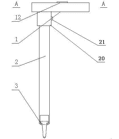 Special bolt driver for bone screw