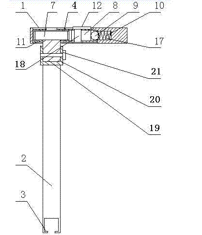 Special bolt driver for bone screw