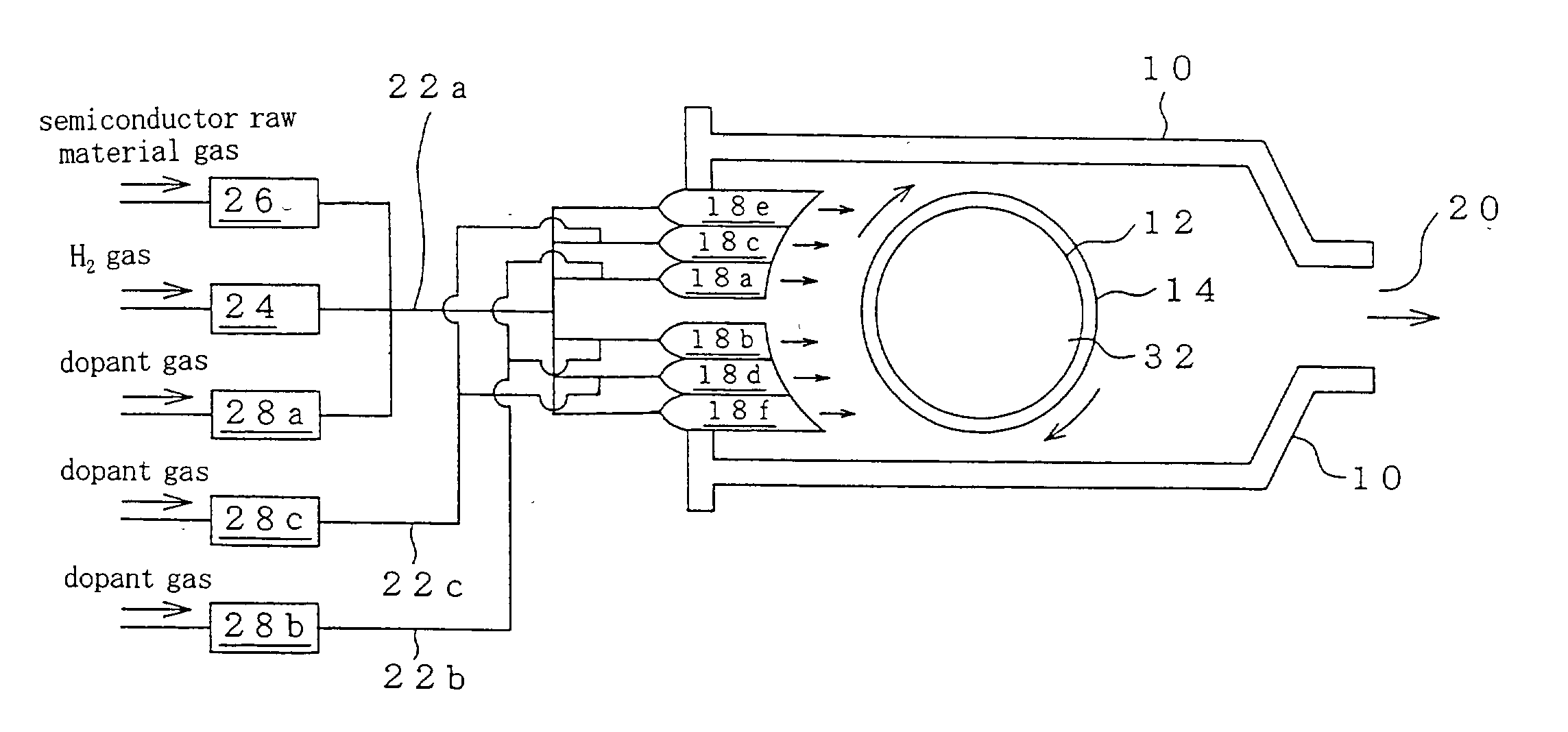 Semiconductor wafer and vapor phase growth apparatus