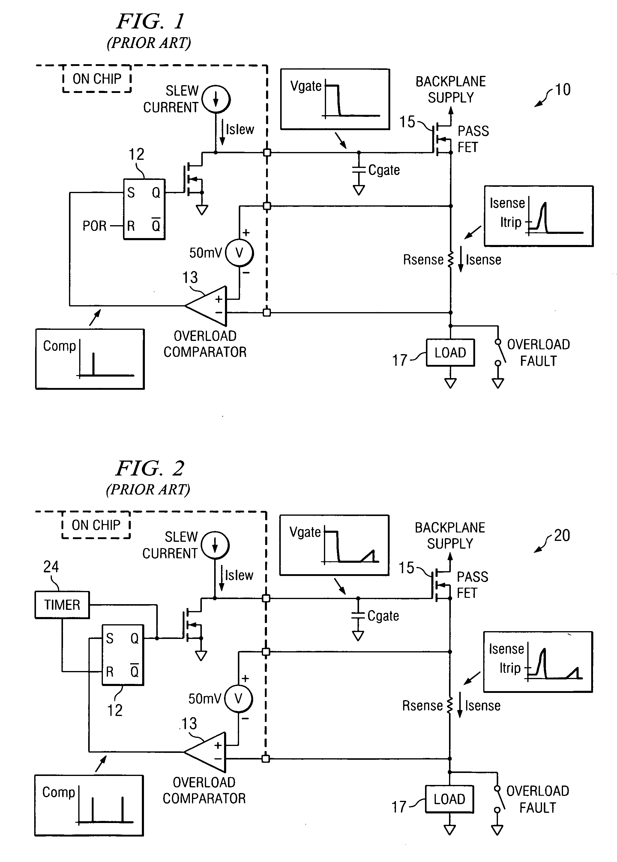 System and method for current overload response with class D topology