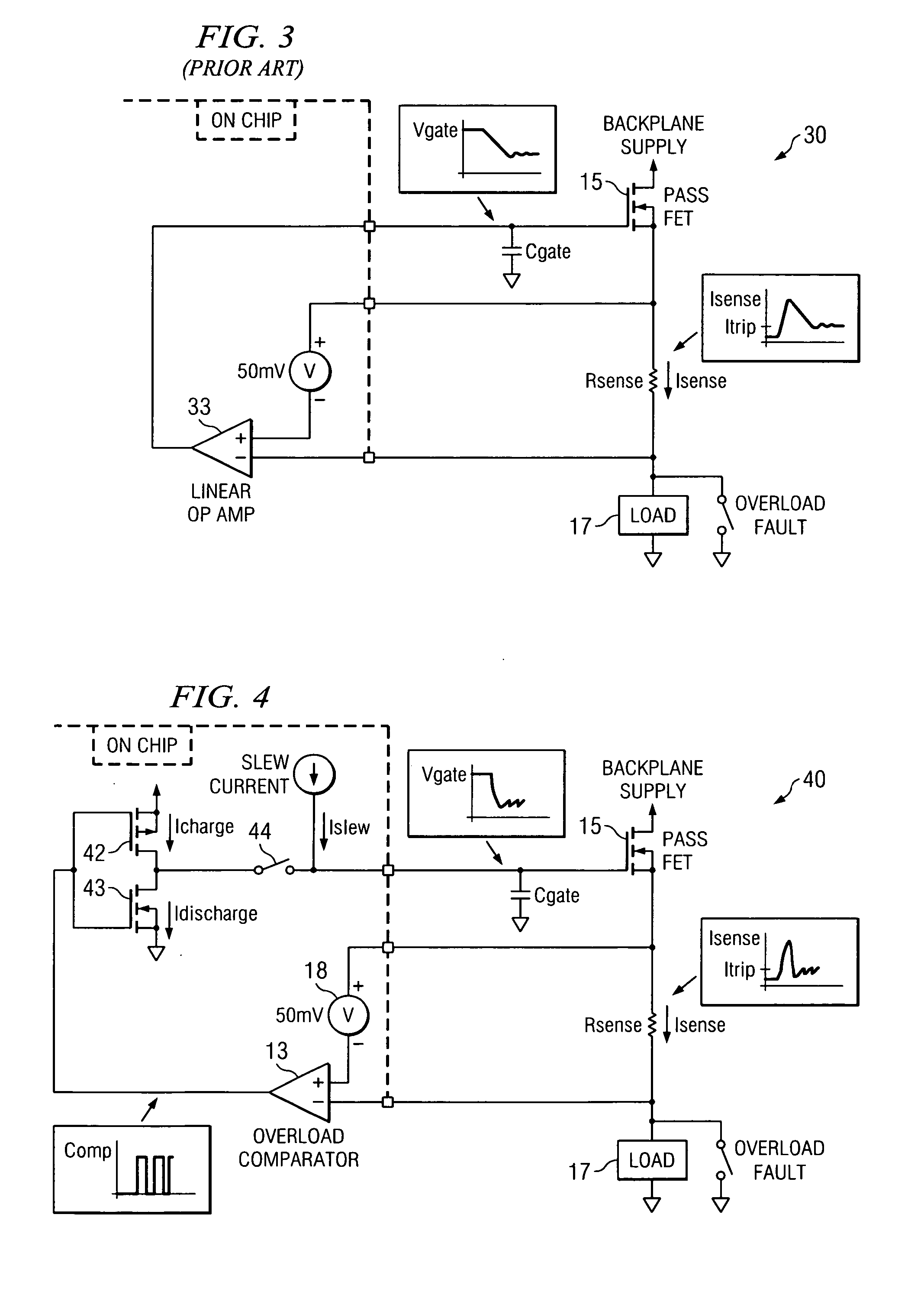 System and method for current overload response with class D topology