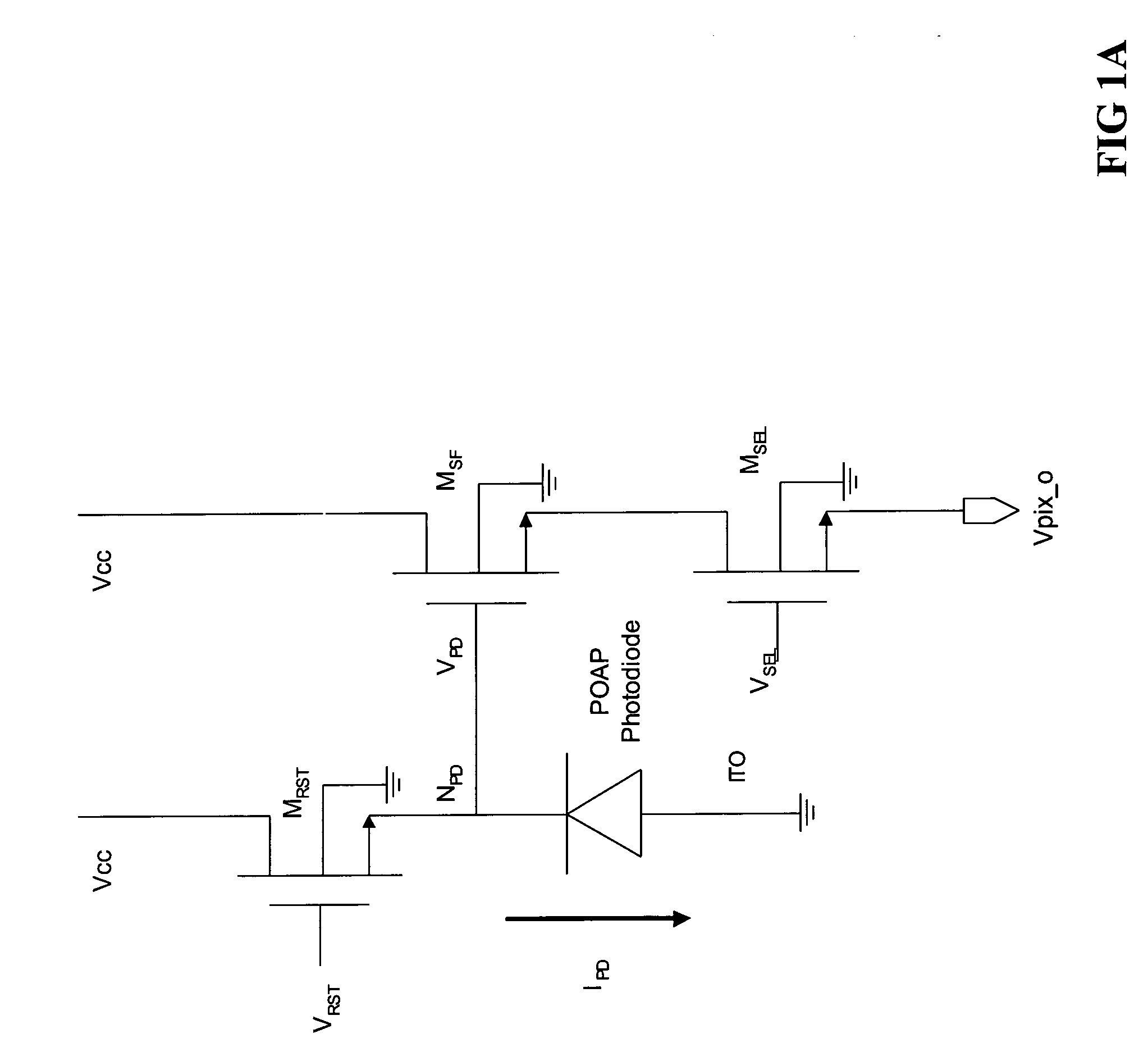 CMOS sensor with electrodes across photodetectors at approximately equal potential