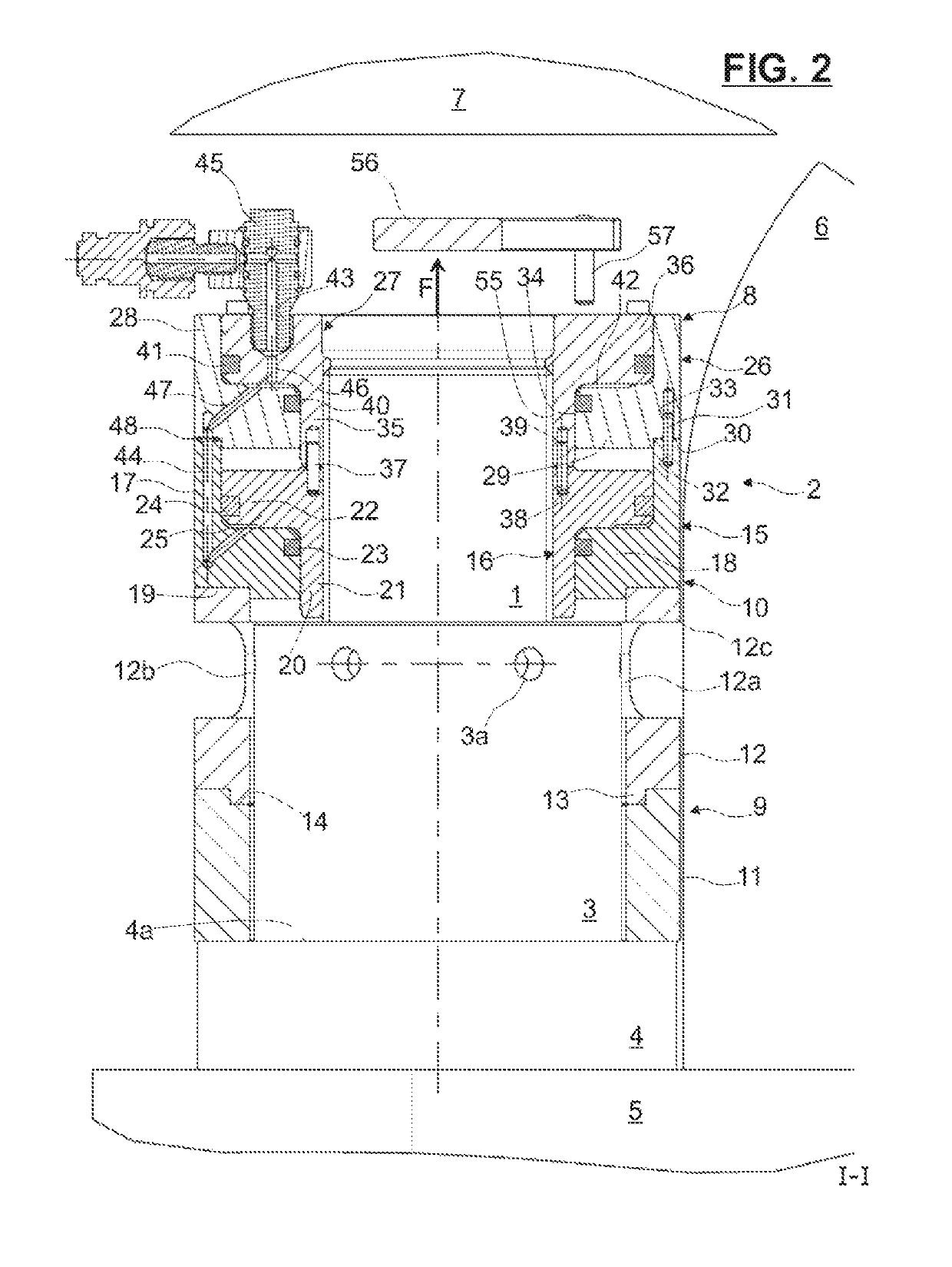 Rod tensioning device and assembly process of such a device on a rod