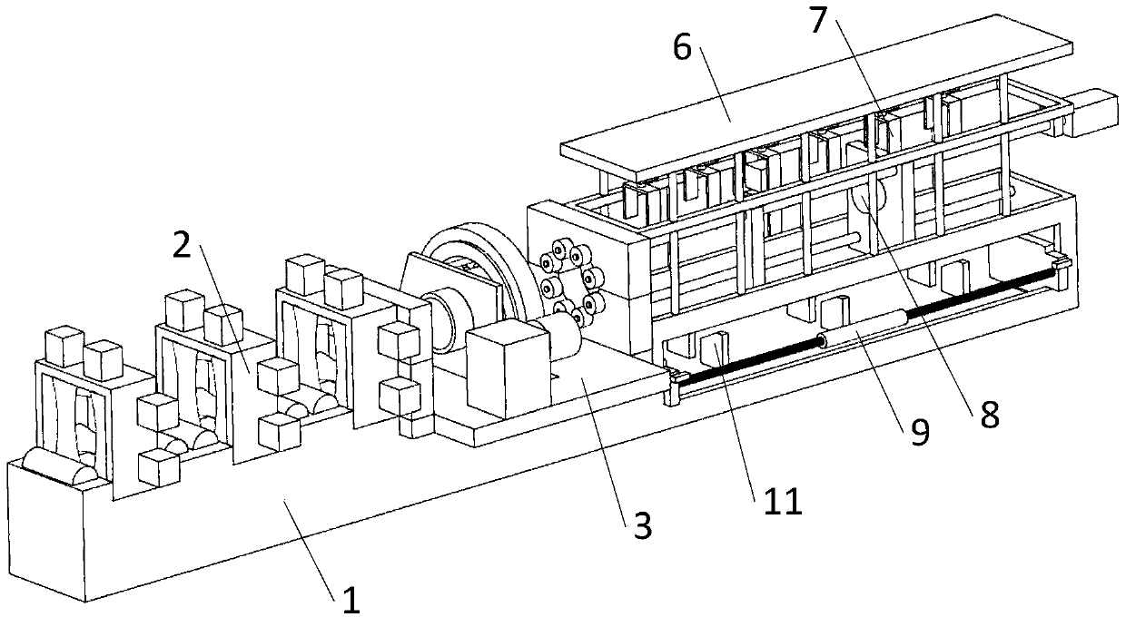 Pipe cutting device for self-positioning pipeline