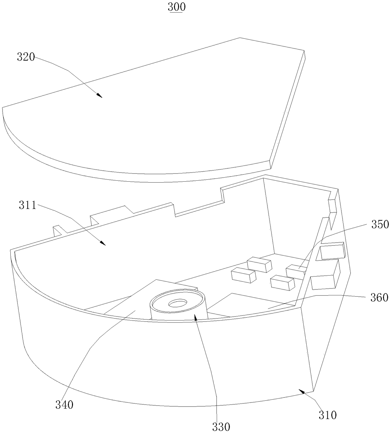 Centrifugal micro-fluidic splitter