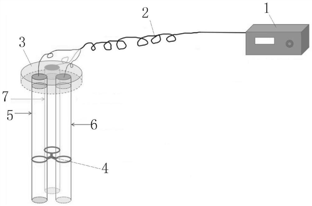 Low-cost water body nitrite concentration rapid detection system and method