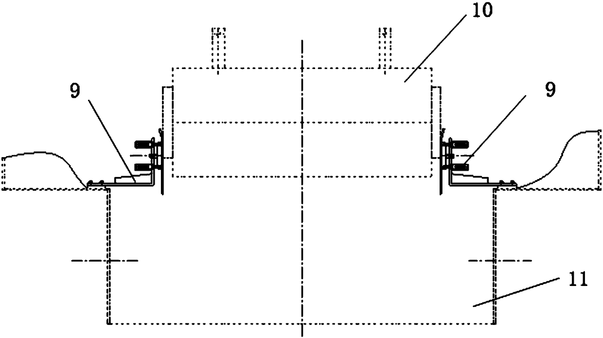 A cabin entry auxiliary tool for a power all-in-one machine