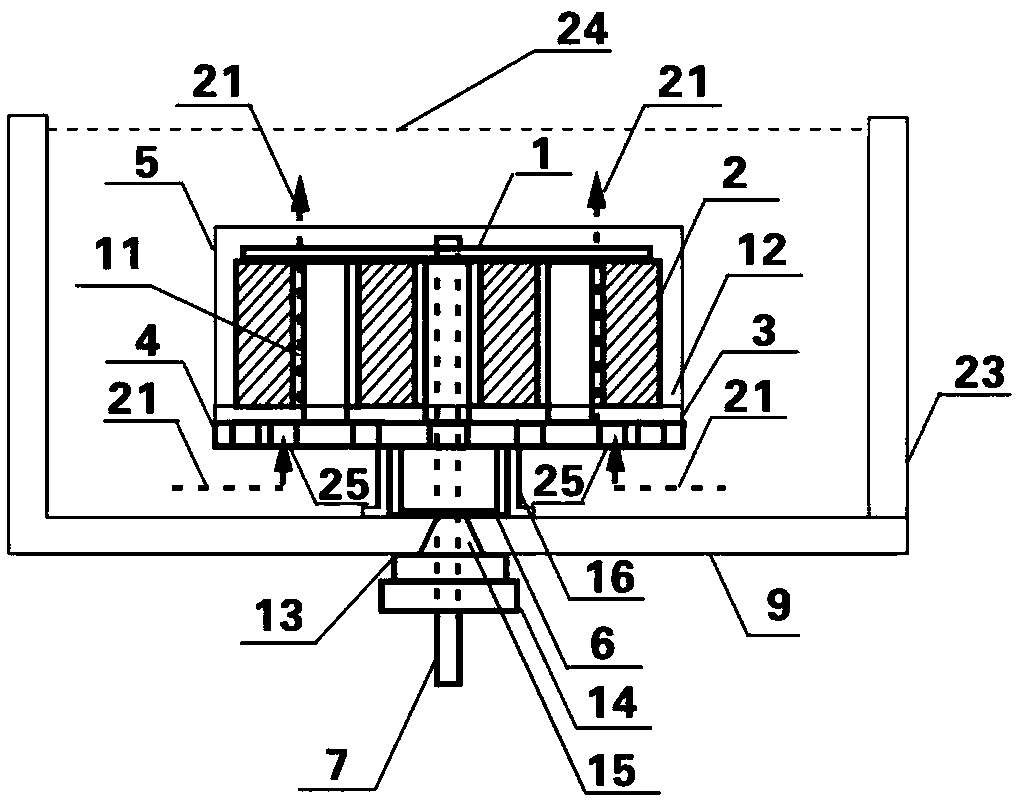 Modular method for universal electrode for liquid electrolysis