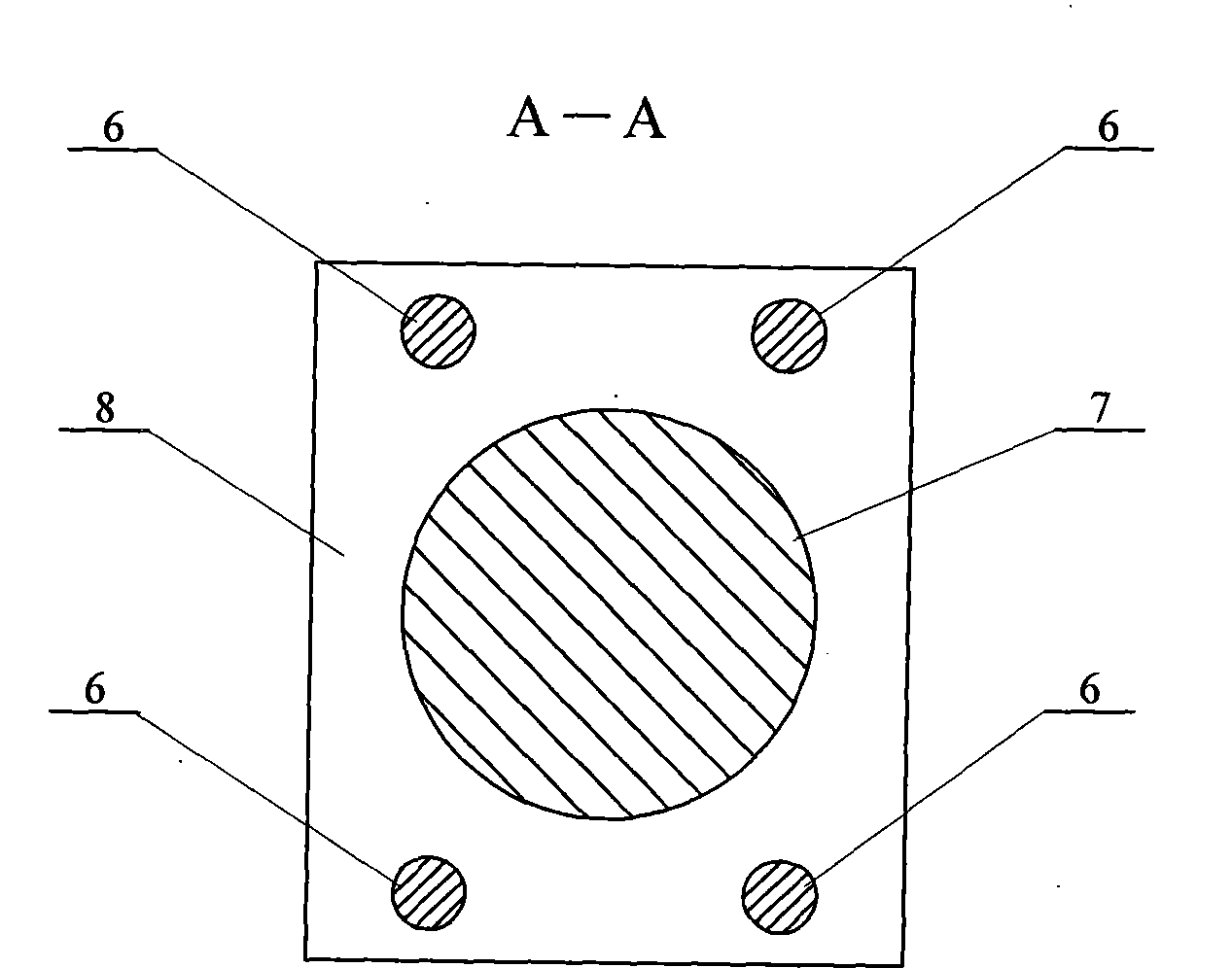 Concrete plane complicated applied force test device