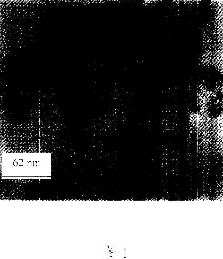 Composite material of similar fluid inorganic nano particle and polymer and preparation thereof