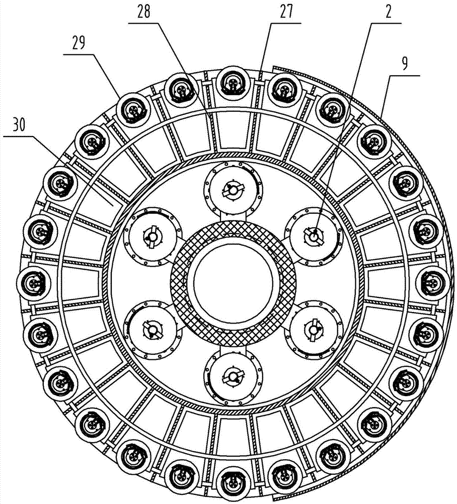 Full-face rectangular hard rock tunneling and anchoring integrated machine