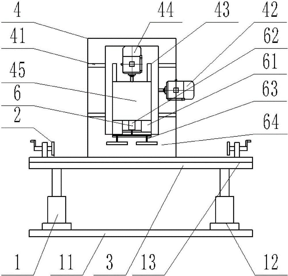 Vertical double-shaft numerical control grinder