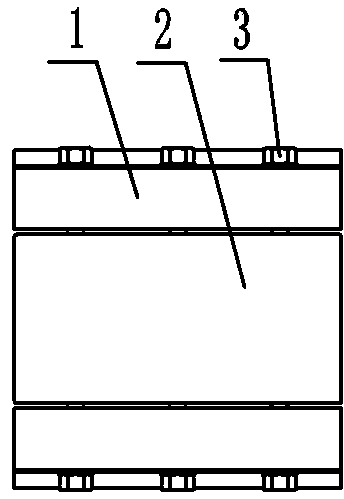 Combined-type cable holder with replaceable main cables