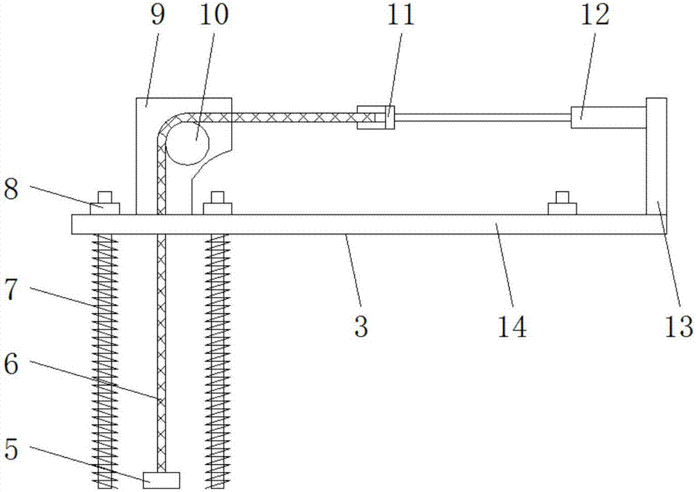 Infrared heating lamp guide wire straightening device