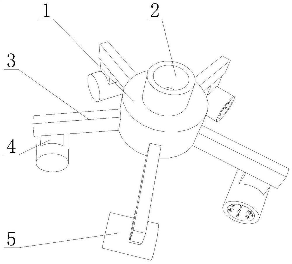 Casting draining structure for aluminum alloy die casting of engine suspension bracket