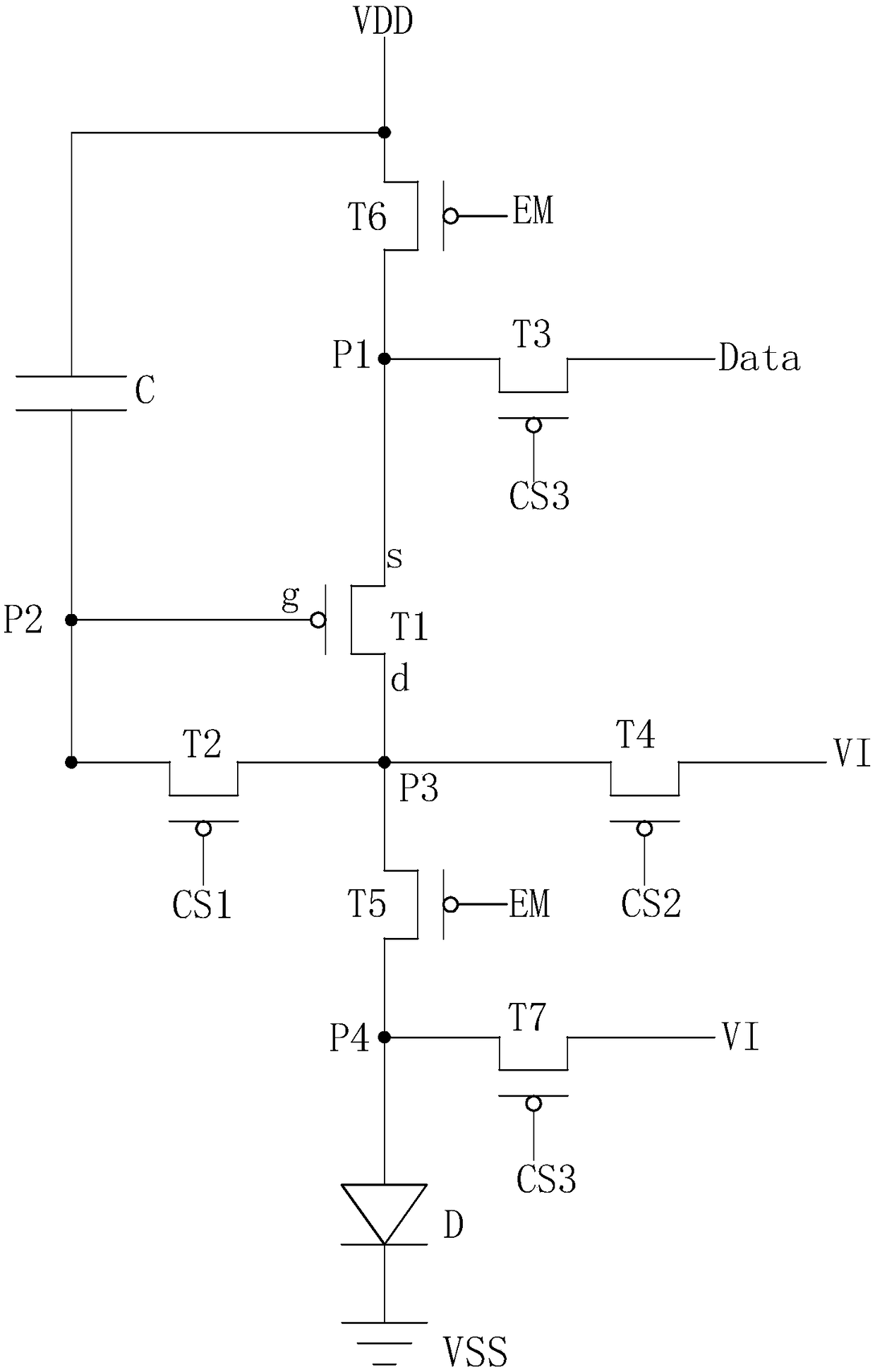 AMOLED pixel driving circuit and driving method, and display panel