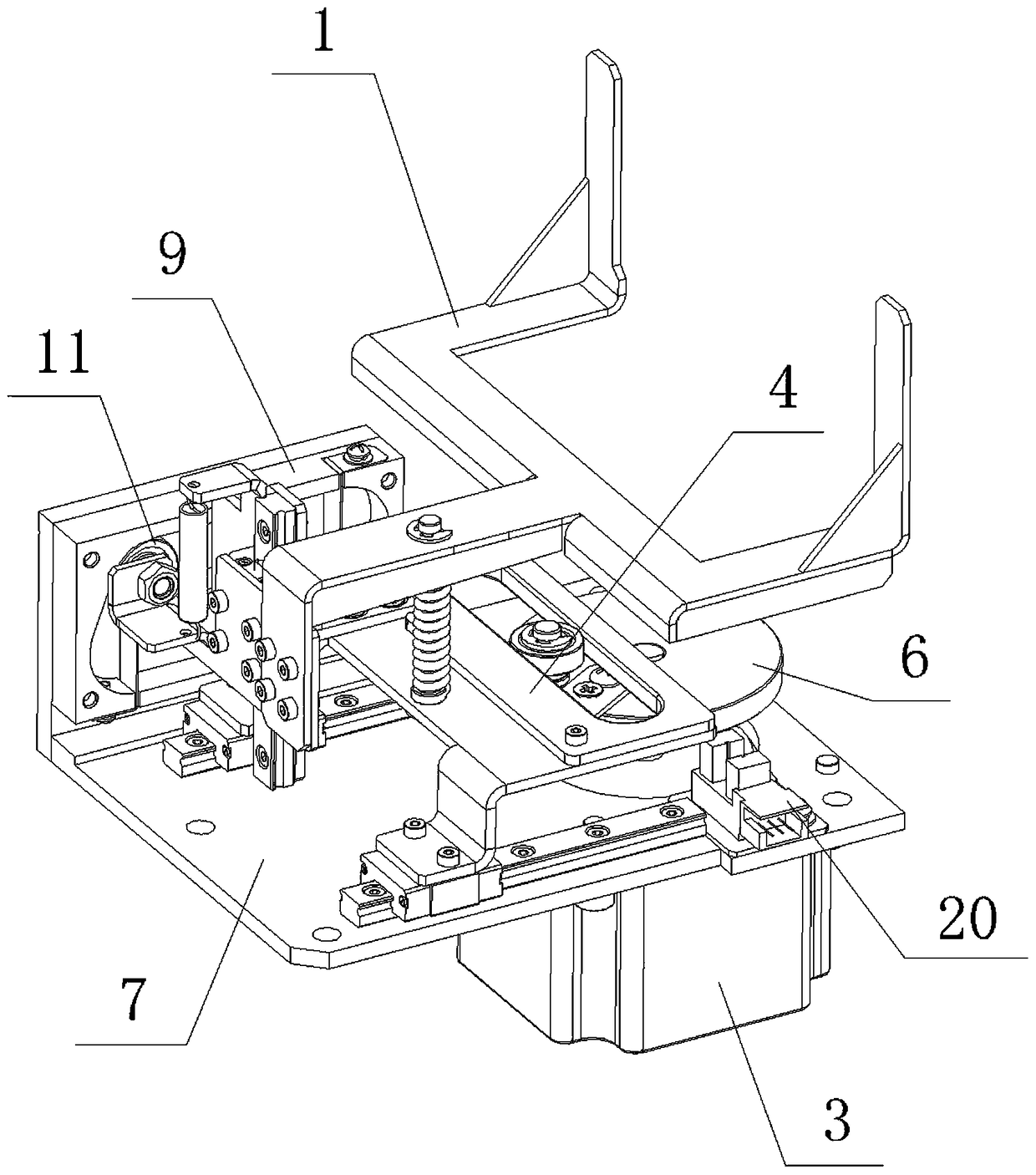 Biochemical analyzer sample injection propulsion mechanism