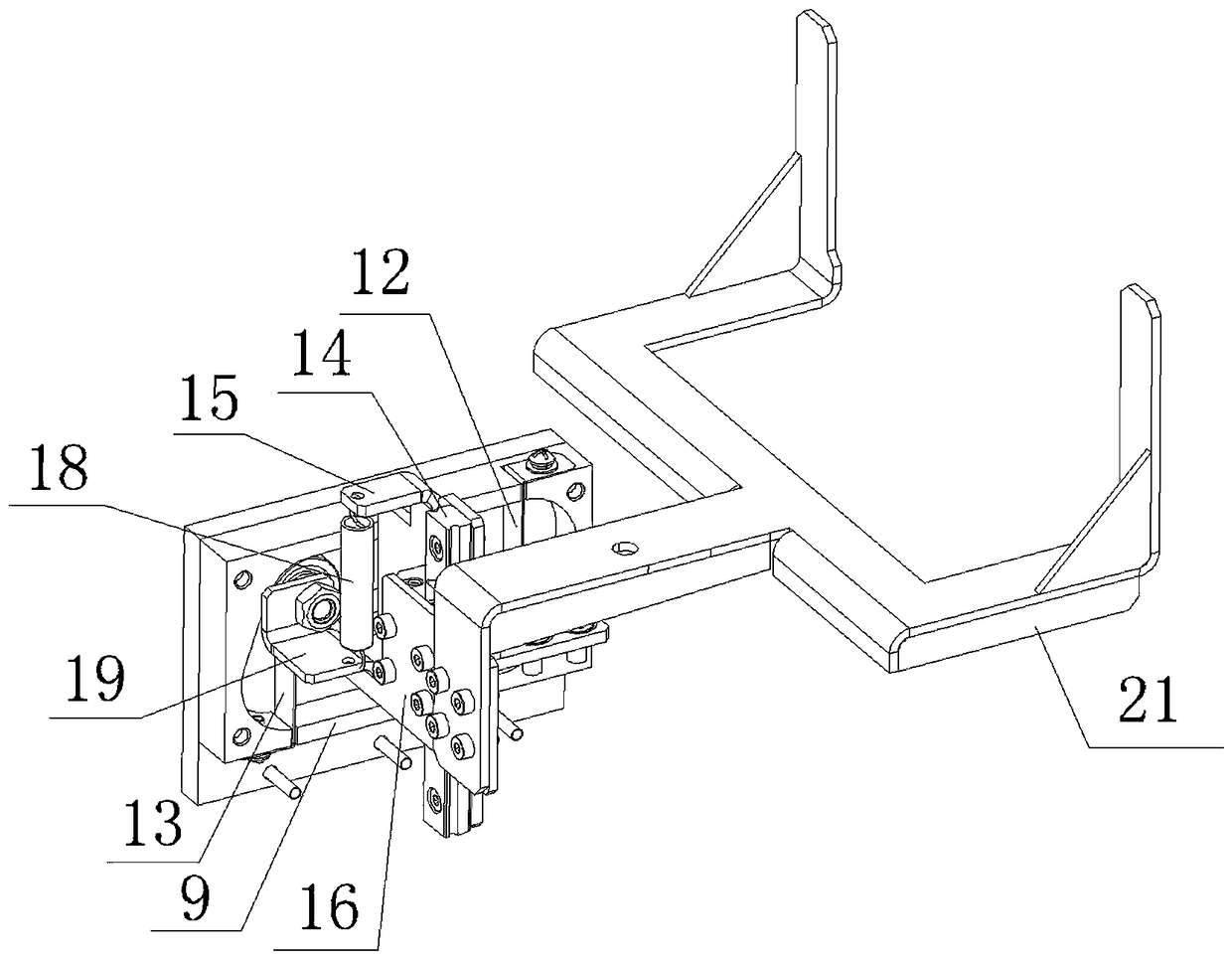 Biochemical analyzer sample injection propulsion mechanism