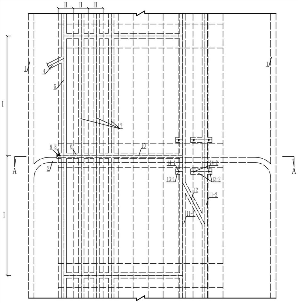 A high-efficiency mining method for pre-controlled roof of gently inclined medium-thick ore body