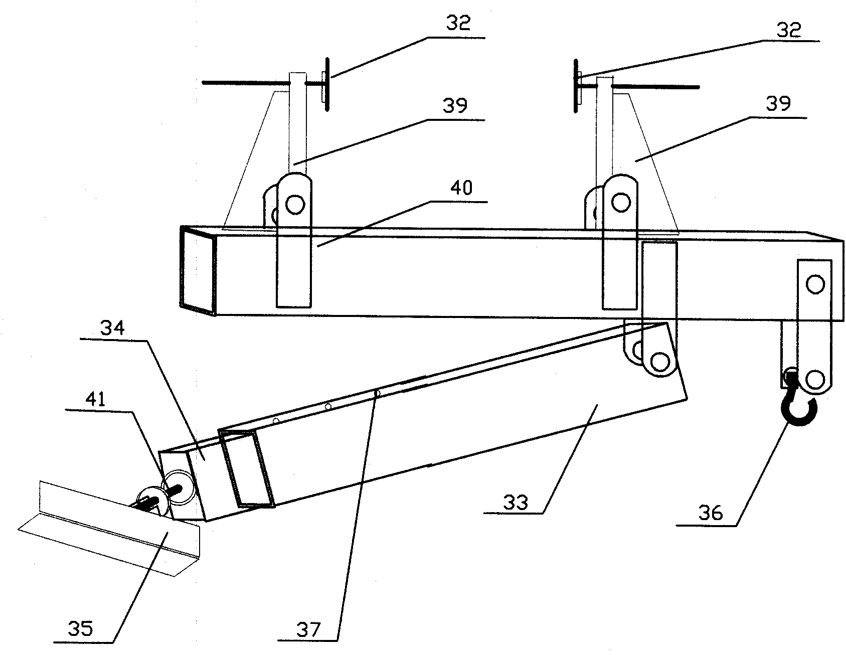 Low-speed, reciprocating emergency escape ladder for high altitude