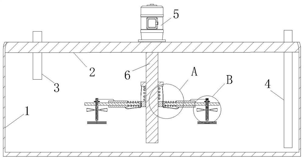 Factory sewage treatment tank