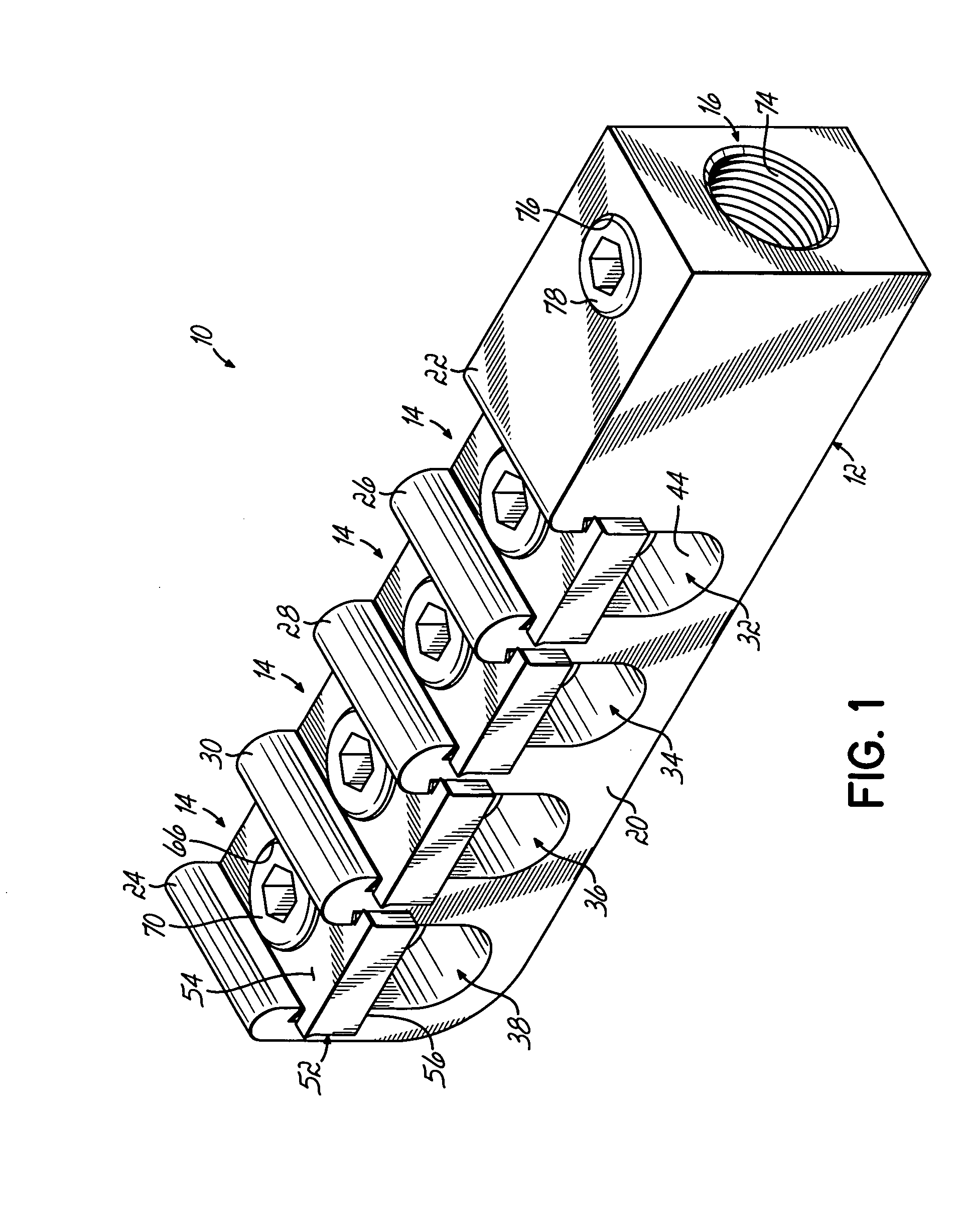 Lay-in electrical connector