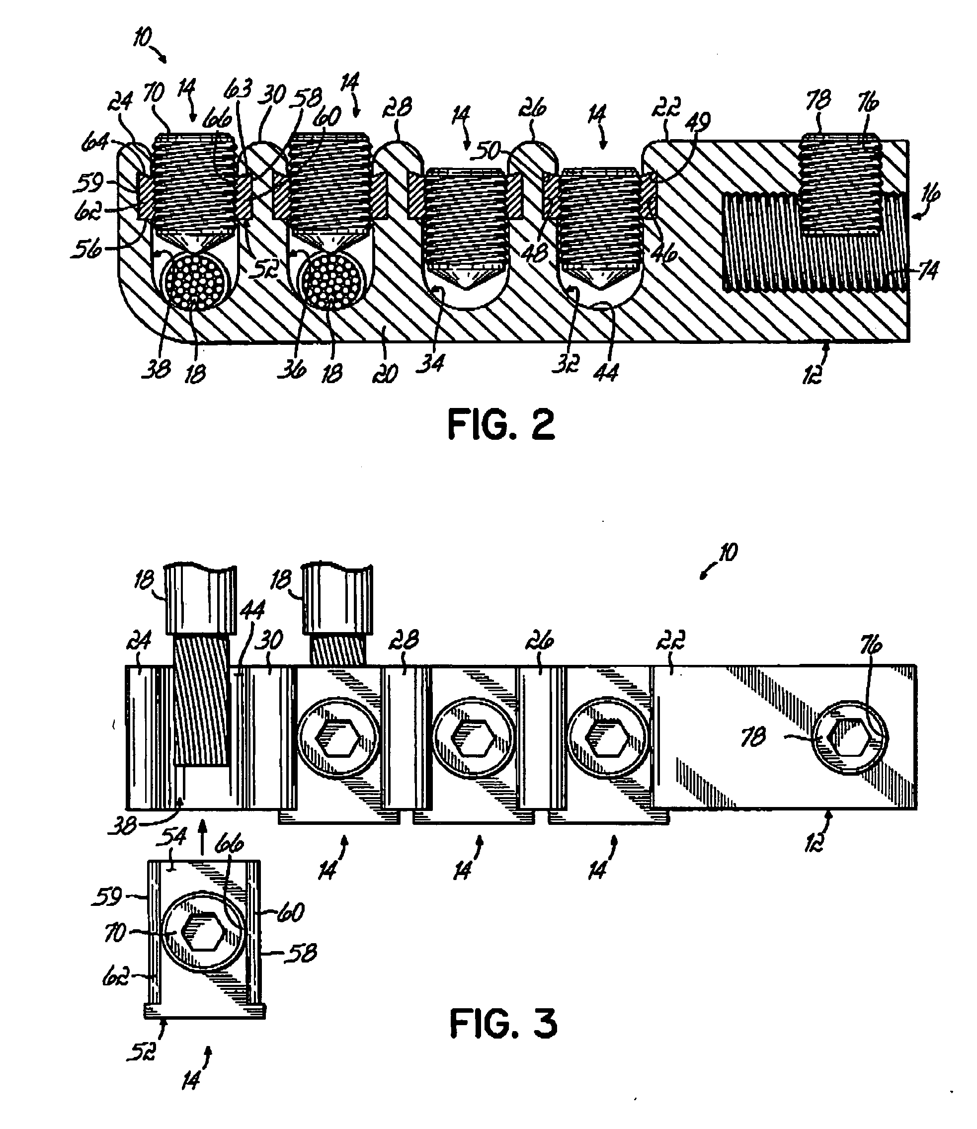 Lay-in electrical connector