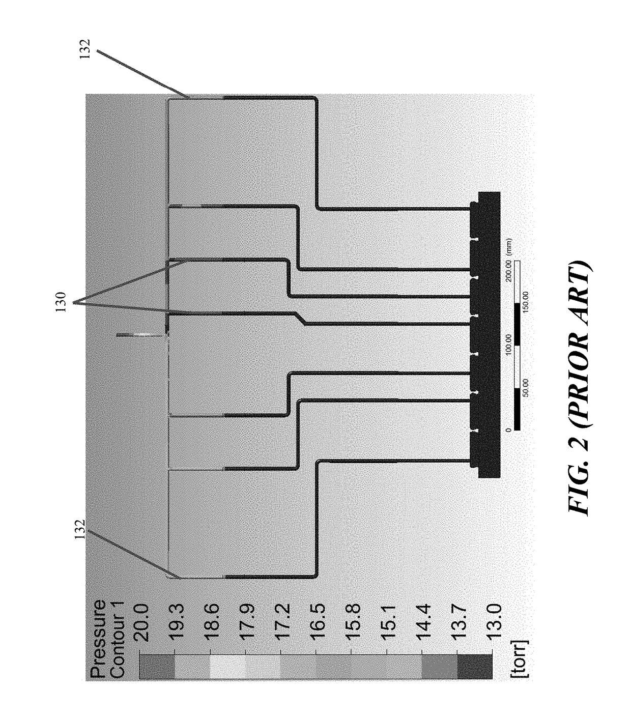 Gas distribution apparatus for improved film uniformity in an epitaxial system