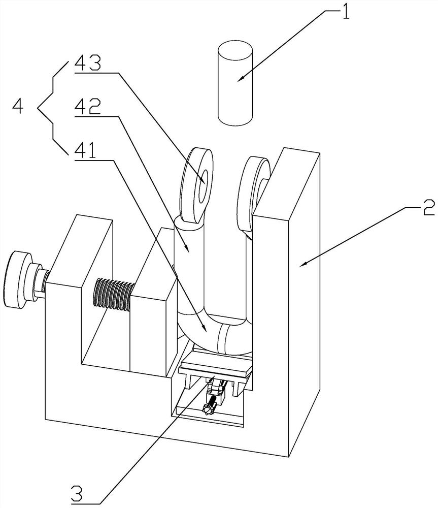 Electric power fitting laser strengthening device and method