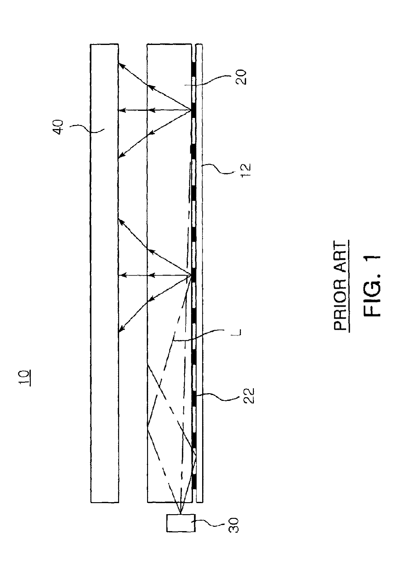 Asymmetric serrated edge light guide film having circular base segments