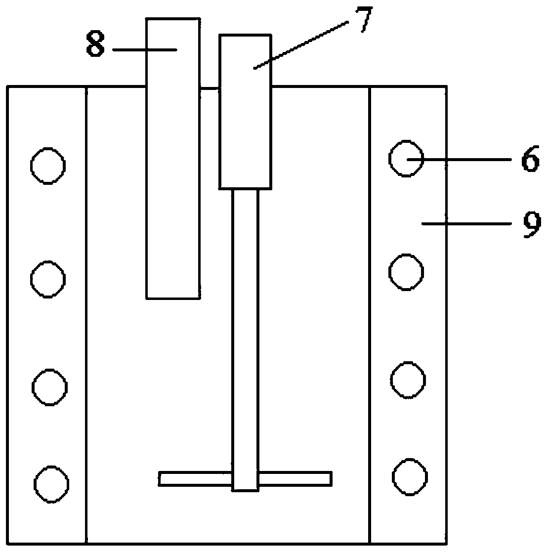 A preparation method of nano-silica/ferroferric oxide magnetic contrast particle reinforced biomagnesium-based composite material