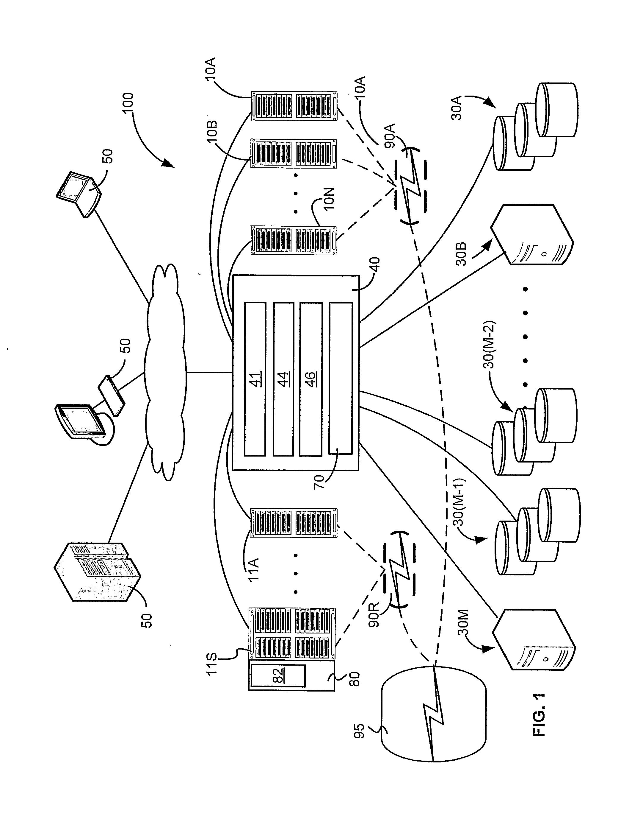 Mass-Storage System Utilizing Solid-State Storage and Non-Solid-State Storage