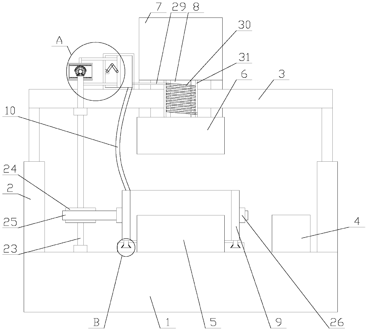 Casting equipment with a heat dissipation function for metal products