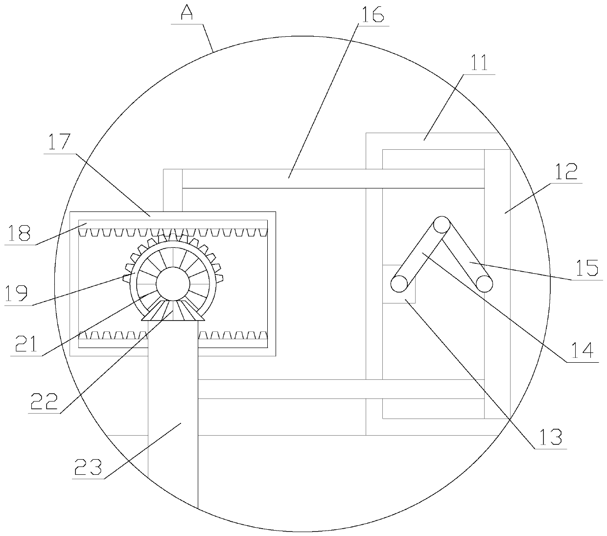 Casting equipment with a heat dissipation function for metal products