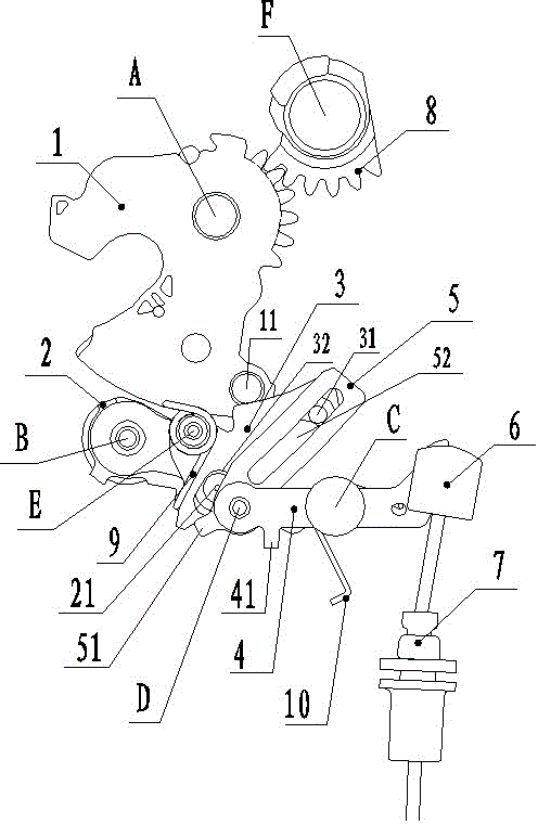 Remote electric dragging-in mechanism of automobile door lock