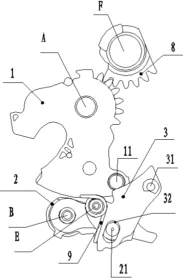 Remote electric dragging-in mechanism of automobile door lock