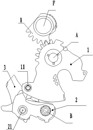 Remote electric dragging-in mechanism of automobile door lock