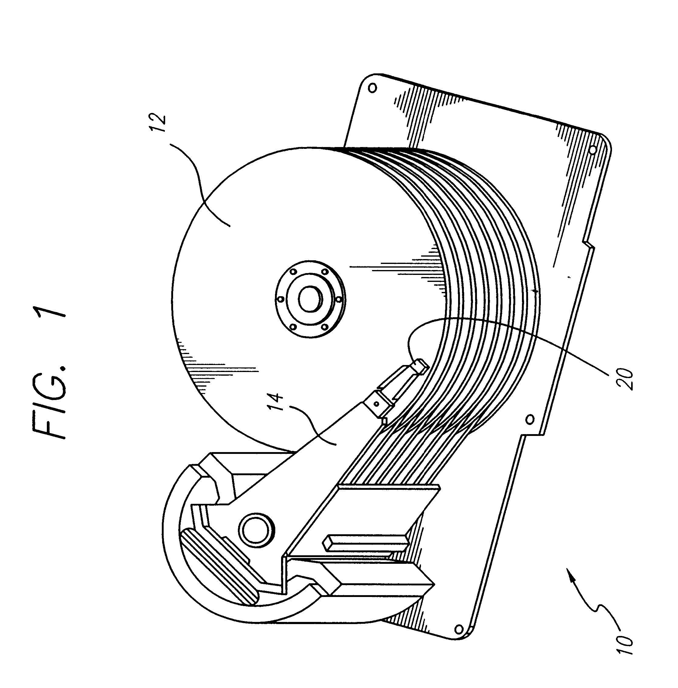 Extended mount plate suspension for shock insensitivity