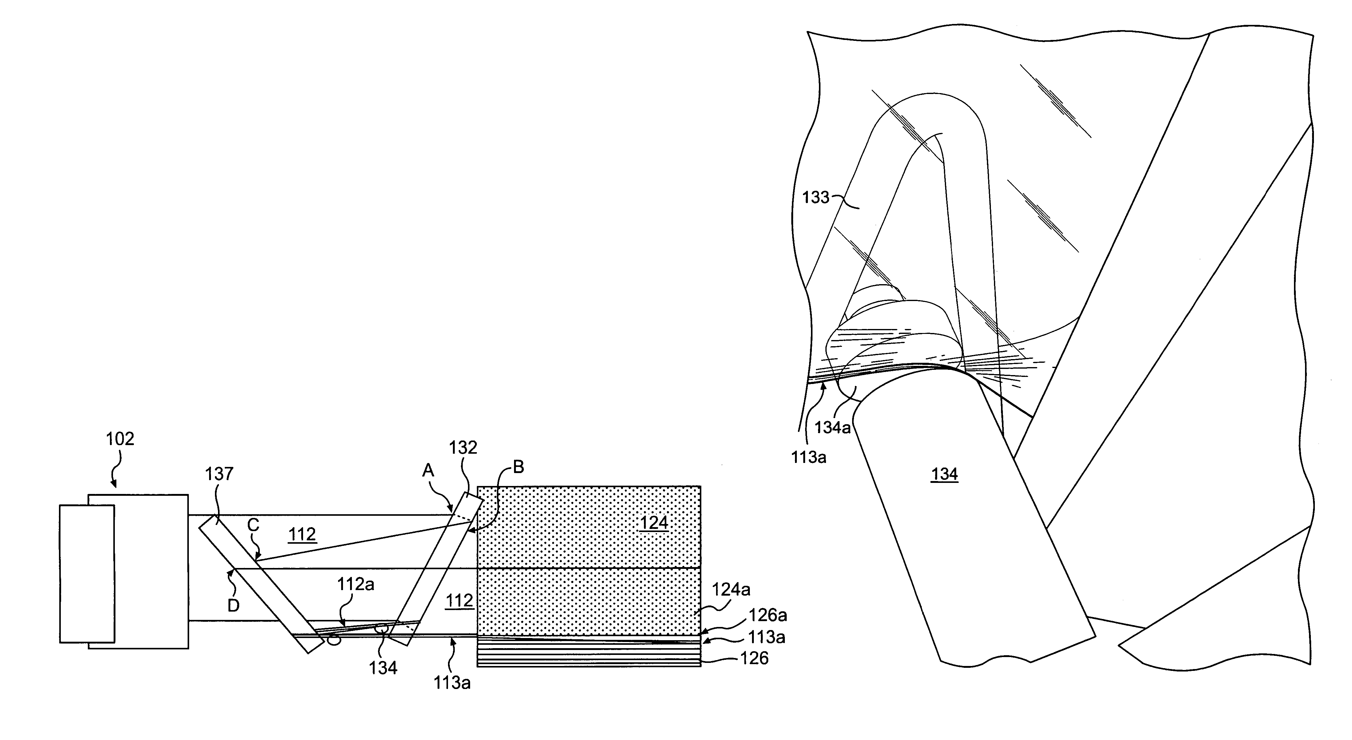 Method and apparatus for securing a load to a pallet with a roped film web